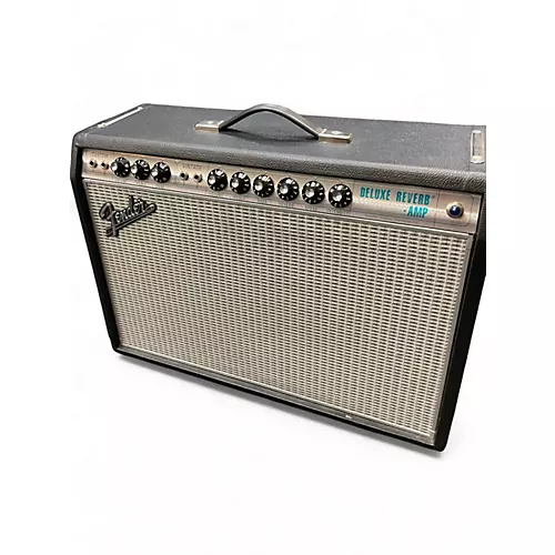 Used Fender 1968 Custom Deluxe Reverb 22W 1x12 Tube Guitar Combo Amp - musicians--Friend