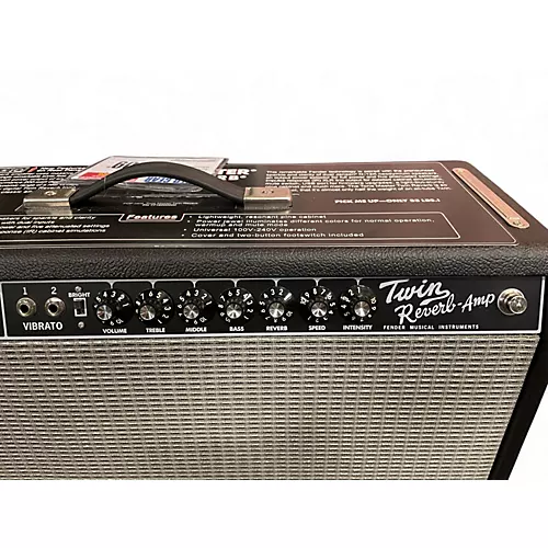 Used Fender Tone Master Twin Reverb 200W 2x12 Guitar Combo Amp - musicians--Friend