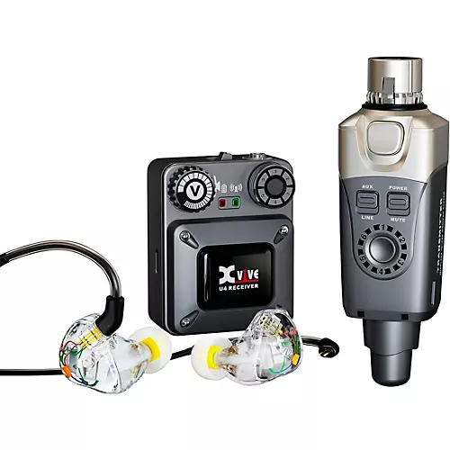 Xvive In-Ear Monitor Wireless System With T9 In-Ear Monitors and CU4 Carry Case - musicians--Friend