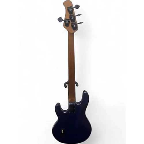 Used Sterling by Music Man stingray 34PB Blue Electric Bass Guitar Blue - musicians--Friend