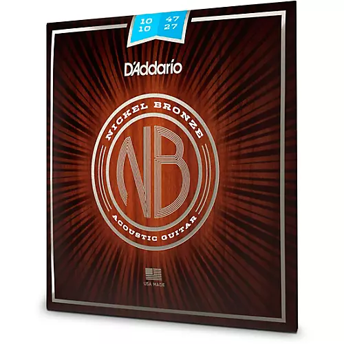 D'Addario Nickel Bronze 12-String Light Acoustic Guitar Strings .010 - .047 - musicians--Friend