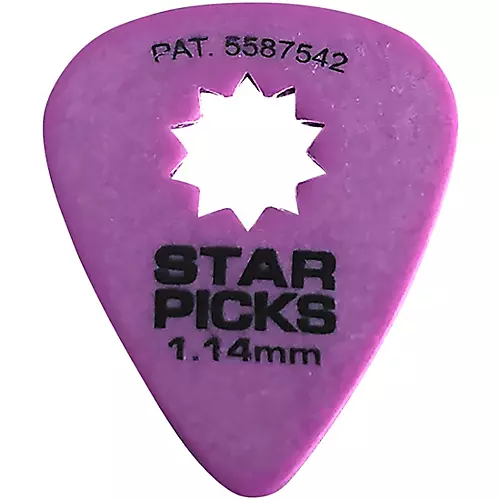 Everly Star Guitar Picks .50 mm 12 Pack - musicians--Friend