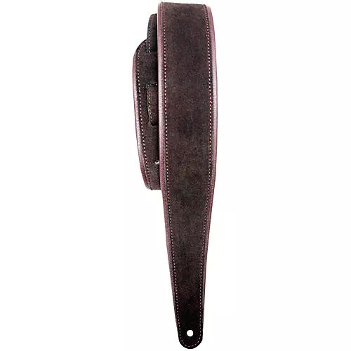 LM Products PM-8 Premier Suede Guitar Strap Black - musicians--Friend