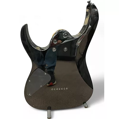 Used Ibanez RG7321 7 String Black Solid Body Electric Guitar Black - musicians--Friend