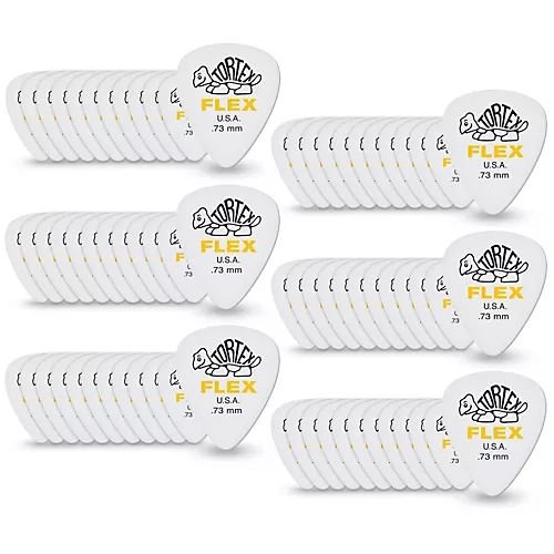 Dunlop Tortex Flex Standard Guitar Picks .73 mm 72 Pack - musicians--Friend