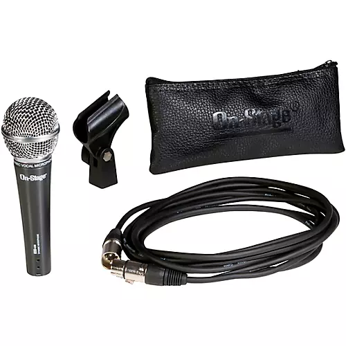 On-Stage AS420V2 Dynamic Handheld Microphone with 20' XLR Cable - musicians--Friend
