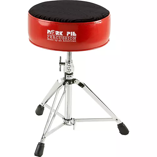 Pork Pie Round Drum Throne Black Sparkle - musicians--Friend