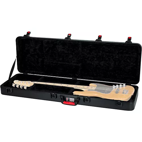 Gator TSA ATA Molded Bass Guitar Case Black Black - musicians--Friend