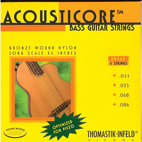 Thomastik AB344 Acousticore Phosphor Bronze 4-String Bass Strings - musicians--Friend