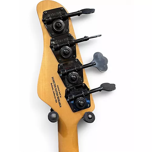 Used Schecter Guitar Research Custom Shop Baron Bass Mahogany Electric Bass Guitar Mahogany - musicians--Friend