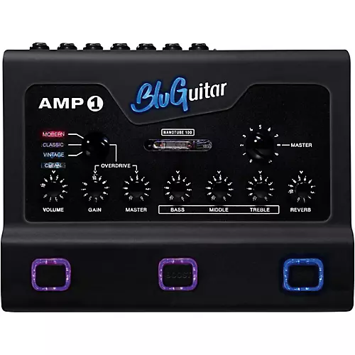 BluGuitar AMP1-IE Iridium Edition 100W Tube-Hybrid Guitar Pedalboard Amp - musicians--Friend