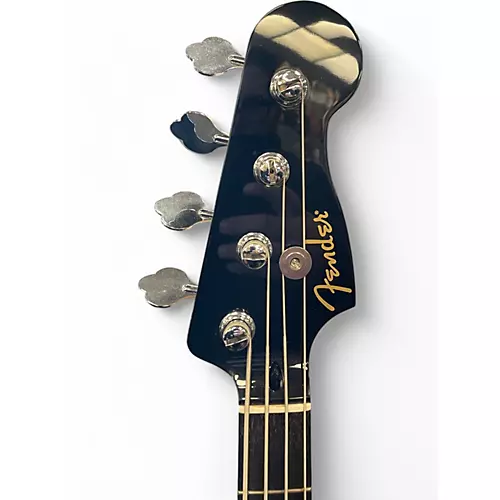 Used Fender PLAYER PRECISION BASS EBONY Black Electric Bass Guitar Black - musicians--Friend