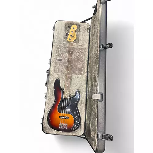 Used Fender American Elite Precision Bass 3 Color Sunburst Electric Bass Guitar 3 Color Sunburst - musicians--Friend