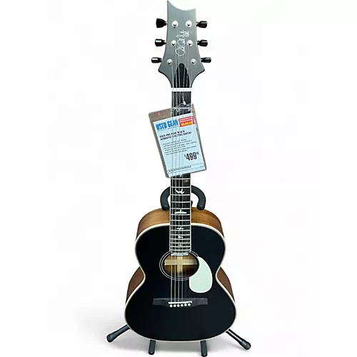Used PRS p20e Black Acoustic Electric Guitar Black - musicians--Friend