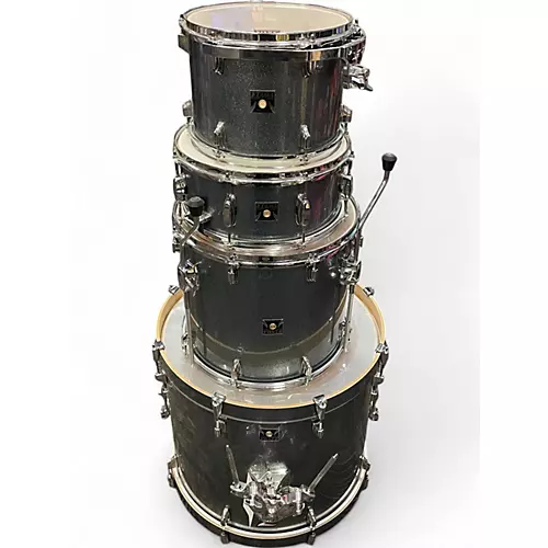 Used TAMA 4 Piece Superstar CLASSIC Ice Blue Metallic Drum Kit Ice Blue Metallic - musicians--Friend