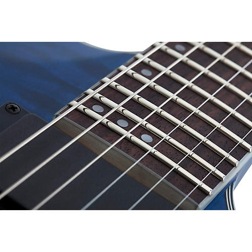 Schecter Guitar Research C-1 Platinum Electric Guitar Satin Purple Burst - musicians--Friend