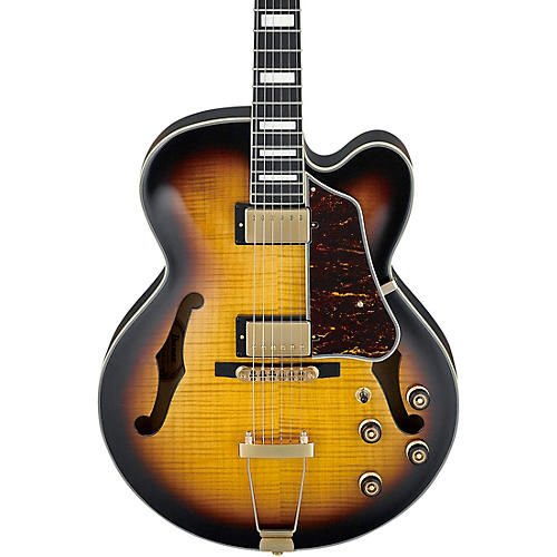 Ibanez Artcore Expressionist AF95FM Electric Guitar Antique Yellow Sunburst - musicians--Friend