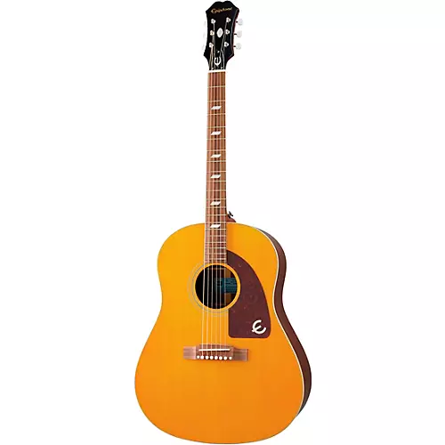 Epiphone Masterbilt Texan Acoustic-Electric Guitar Faded Cherry Aged Gloss - musicians--Friend