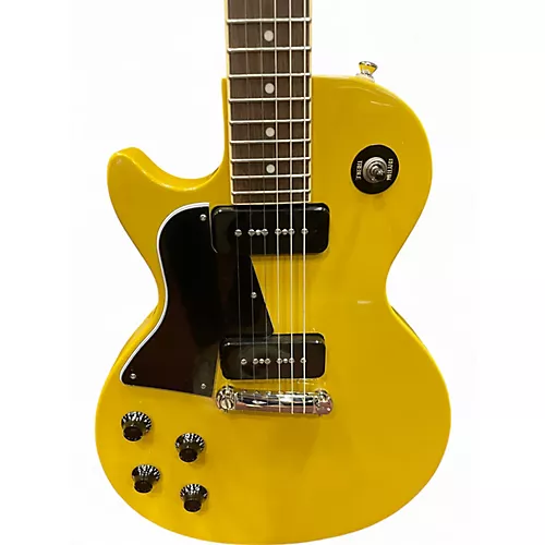 Used Epiphone Les Paul Special P90 Left Handed TV Yellow Electric Guitar TV Yellow - musicians--Friend