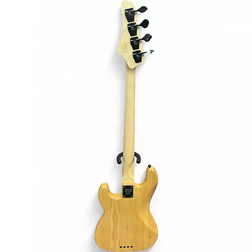 Used Schecter Guitar Research Justin Beck V Ani Natural Electric Bass Guitar Natural - musicians--Friend