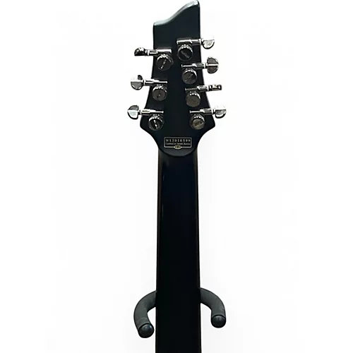 Used Schecter Guitar Research blackjack sls lh Black Solid Body Electric Guitar Black - musicians--Friend