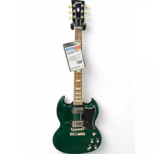 Used 2024 Gibson sg standard 1961 Trans Green Solid Body Electric Guitar Trans Green - musicians--Friend