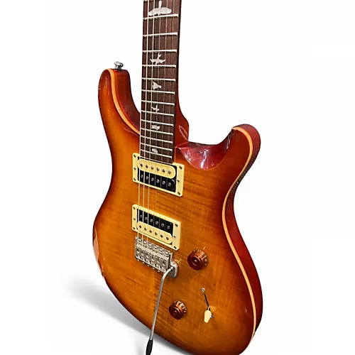 Used PRS SE Custom 24 Tobacco Sunburst Solid Body Electric Guitar Tobacco Sunburst - musicians--Friend