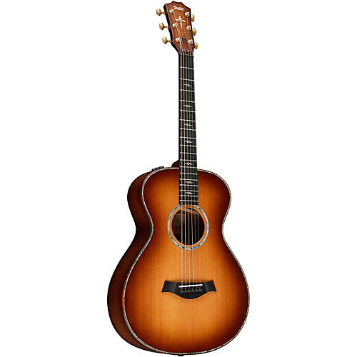 Taylor Custom #10 AA Koa Grand Concert 12-Fret Acoustic-Electric Guitar Light Shaded Edge Burst - musicians--Friend