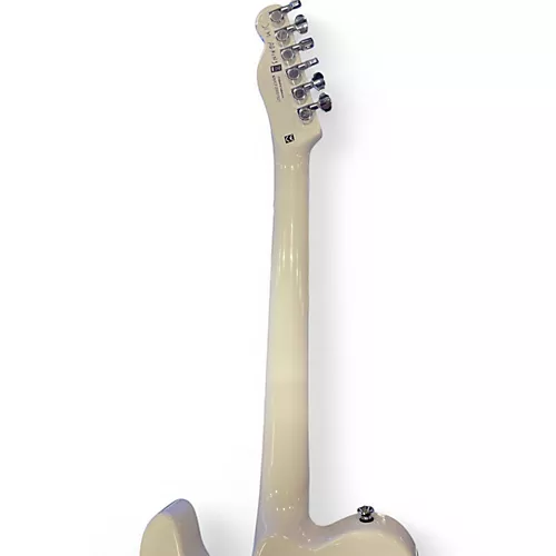 Used Fender JA90 Jim Adkins Thinline Telecaster Alpine White Hollow Body Electric Guitar Alpine White - musicians--Friend