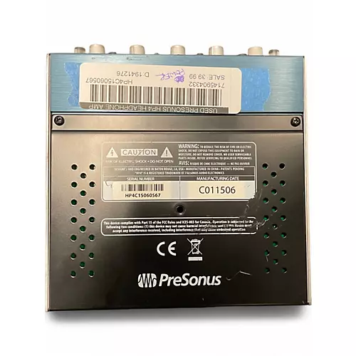 Used PreSonus HP4 Headphone Amp - musicians--Friend