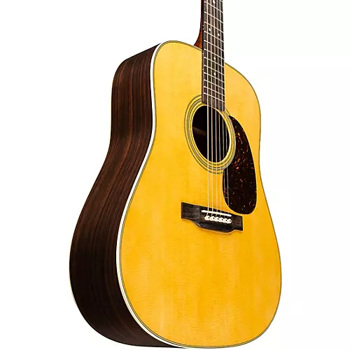 Martin D-28 Standard Satin Dreadnought Acoustic Guitar Natural - musicians--Friend