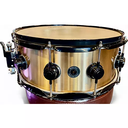 Used DW 5X14 Collector's Series Snare Cast Bronze Drum Cast Bronze 8 - musicians--Friend