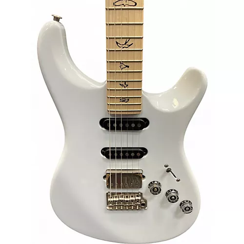 Used PRS FIORE White Solid Body Electric Guitar White - musicians--Friend