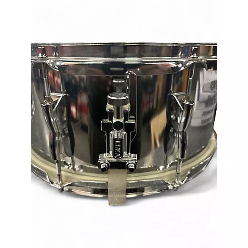 Used Yamaha 14in steel Silver Drum Silver 33 - musicians--Friend