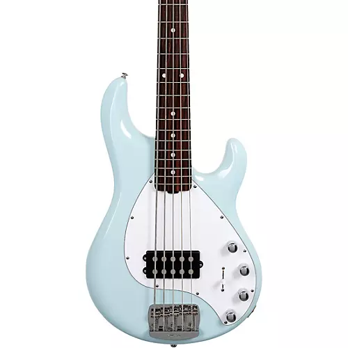 Ernie Ball Music Man StingRay5 Special H 5-String Electric Bass Guitar Black and Chrome - musicians--Friend