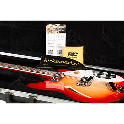 Rickenbacker 360 12-String Electric Guitar Jetglo - musicians--Friend