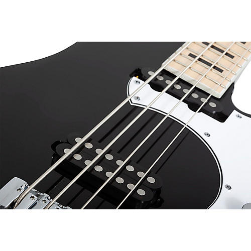 Schecter Guitar Research Stargazer-4 Electric Bass Guitar Gloss Black - musicians--Friend