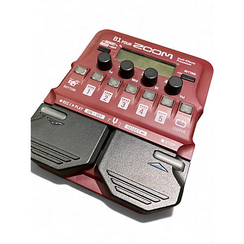 Used Zoom B1 FOUR Bass Effect Pedal - musicians--Friend