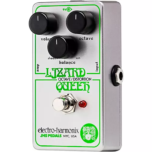 Electro-Harmonix Lizard Queen Octave Fuzz Effects Pedal White - musicians--Friend
