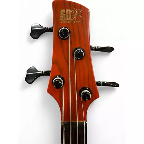 Used Ibanez SR4600 Orange Solar Flare Electric Bass Guitar Orange Solar Flare - musicians--Friend