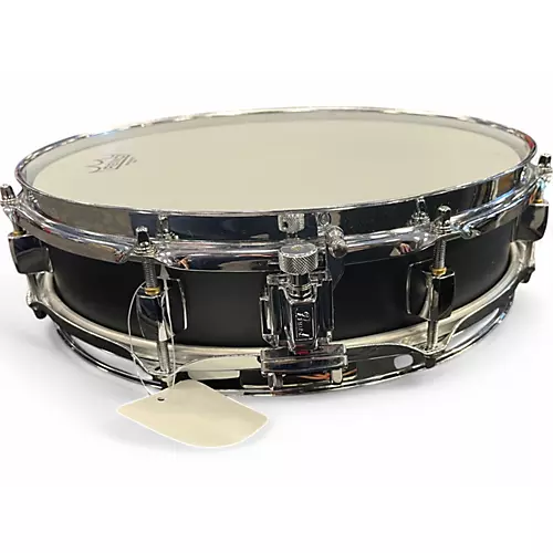 Used Pearl 3X13 Piccolo Steel Satin Black Drum Satin Black 72 - musicians--Friend