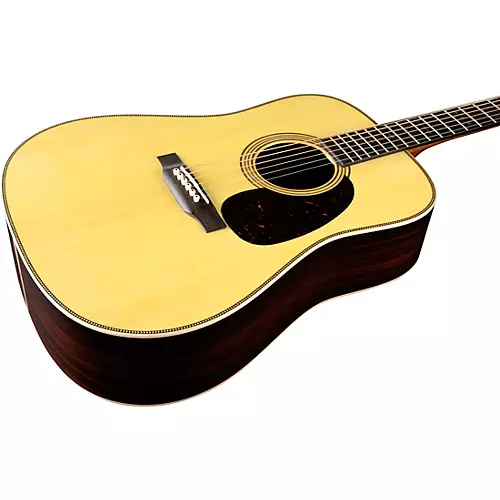 Martin Custom Shop 28 Style Adirondack Spruce-East Indian Rosewood Dreadnought Acoustic Guitar Natural - musicians--Friend