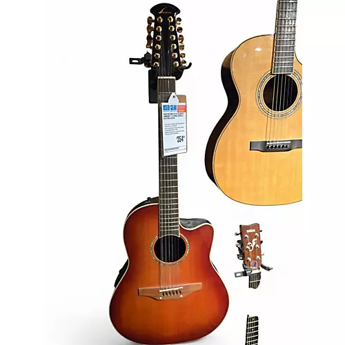 Used Ovation CC245 Celebrity Sunburst 12 String Acoustic Electric Guitar Sunburst - musicians--Friend
