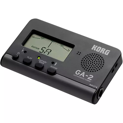KORG GA-2 Handheld Guitar and Bass Tuner Black - musicians--Friend
