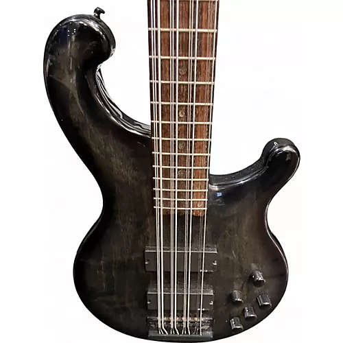 Used Dean Rhapsody 12 12-String Trans Gray Electric Bass Guitar Trans Gray - musicians--Friend