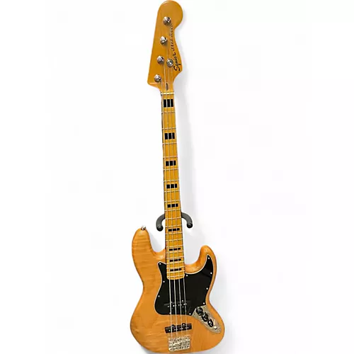 Used Squier Classic Vibe 70s Jazz Bass Natural Electric Bass Guitar Natural - musicians--Friend
