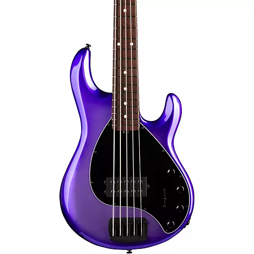 Ernie Ball Music Man StingRay5 Special H 5-String Electric Bass Guitar Black and Chrome - musicians--Friend