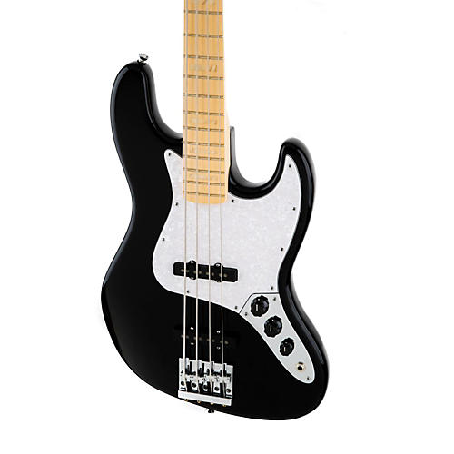 Fender USA Geddy Lee Signature Jazz Bass Black Maple Neck - musicians--Friend
