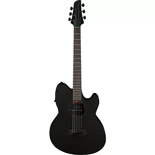 Ibanez TCY621 Talman Acoustic-Electric Guitar Blackout Flat - musicians--Friend