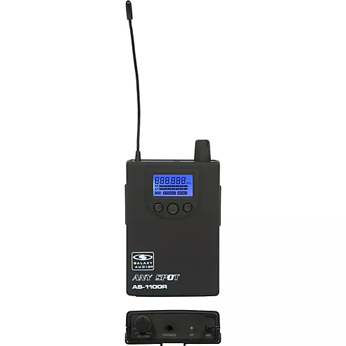 Galaxy Audio 1100 Series Wireless In-Ear Monitor Receiver Frequency With EB10 Earbuds Freq N - musicians--Friend